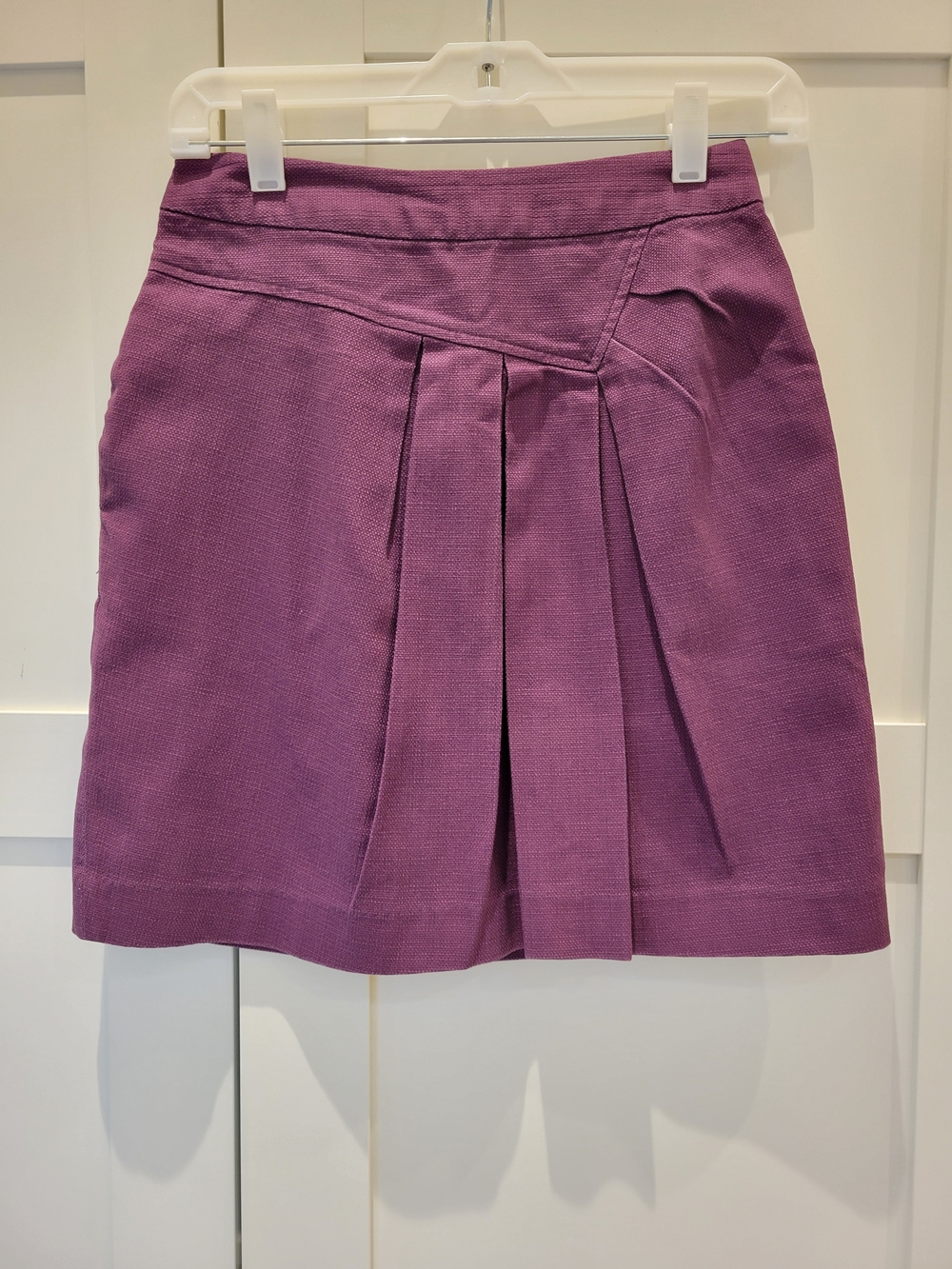 Tabitha Purple Pleated Mini Skirt